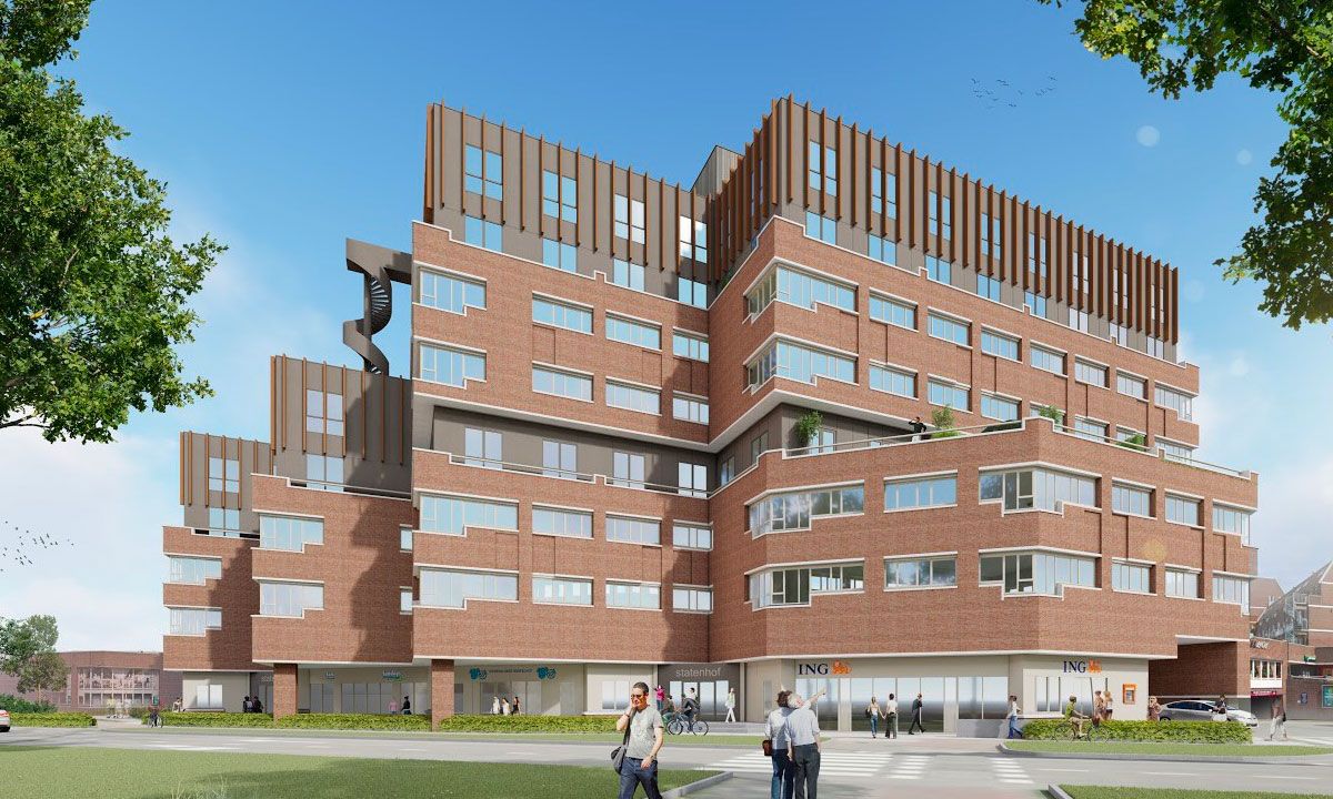 Regiobouw - Inbouwen 206 studentenappartementen ‘Statenhof’ - Leiderdorp
